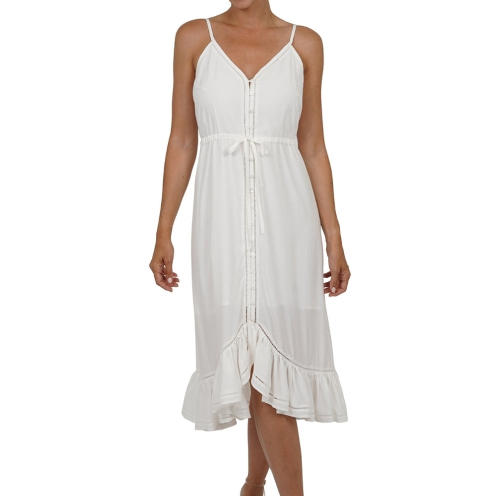 Love Token White Button-Front Chemise